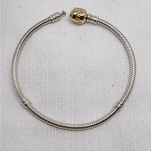 Pandora 14k and sterling snake bracelet